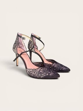 I.N.C. International Concepts Women's Kinlee Two-Piece Pointed-Toe Lace Pumps